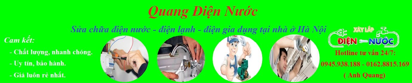 Sửa chữa điện nước tại Hà Nội